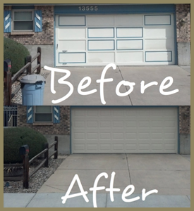 Garage Door Repair Before And After